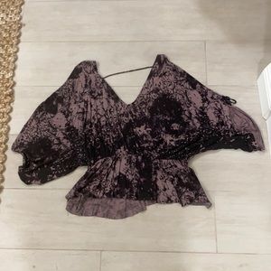 Free people sexy, flowy top.